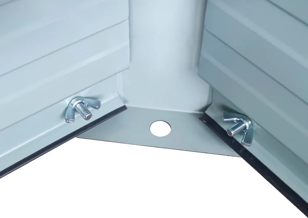 Vyvýšený záhradný záhon BestBerg VZ-1250A / 1250 l / 240 x 90 x 58 cm / sivá