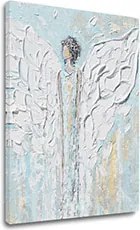 Anjelské obrazy na plátne Tajomný šepot