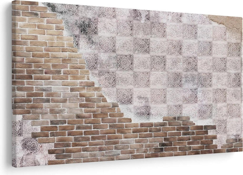 Obraz - Tehlový múr (90x60 cm)