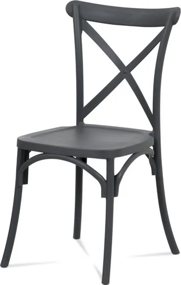 Sconto Jedálenská stolička GRETA sivá
