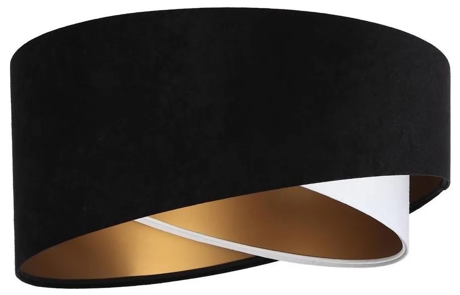 Tienidlo univerzálne GALAXY E27 pr. 45 cm čierna/biela/zlatá