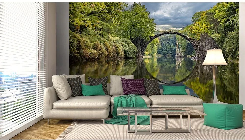 Vliesové fototapety, rozmer 375 cm x 250 cm, oblúkový most, DIMEX MS-5-0060