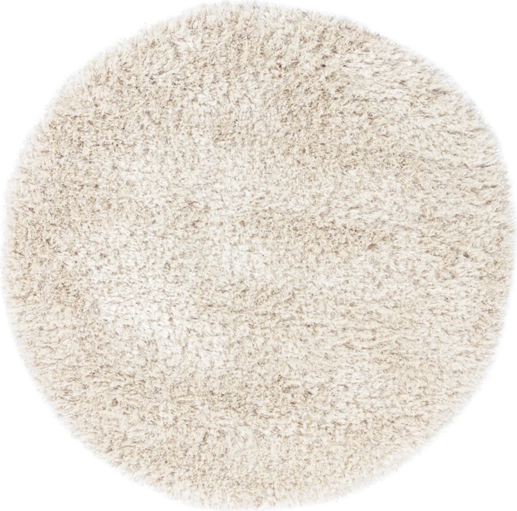 Osta, Kusový koberec Rhapsody 2501 100 kruh, 160x160 (priemer) kruh, biela, obývacia izba