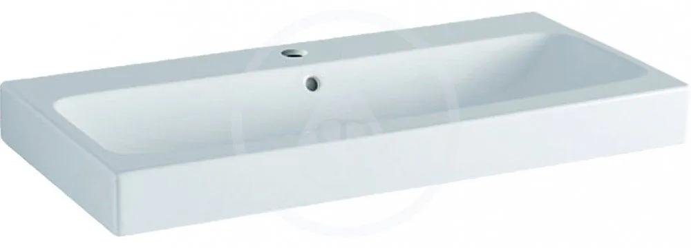 GEBERIT iCon závesné umývadlo s otvorom, s prepadom, 600 x 485 mm, biela, 124060000