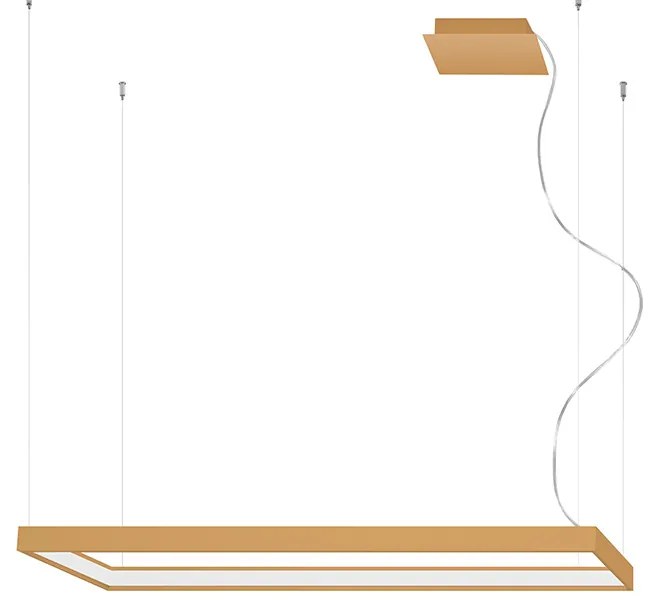 Závesné LED svietidlo Tuula m, 1x LED 50w, 3000k, g