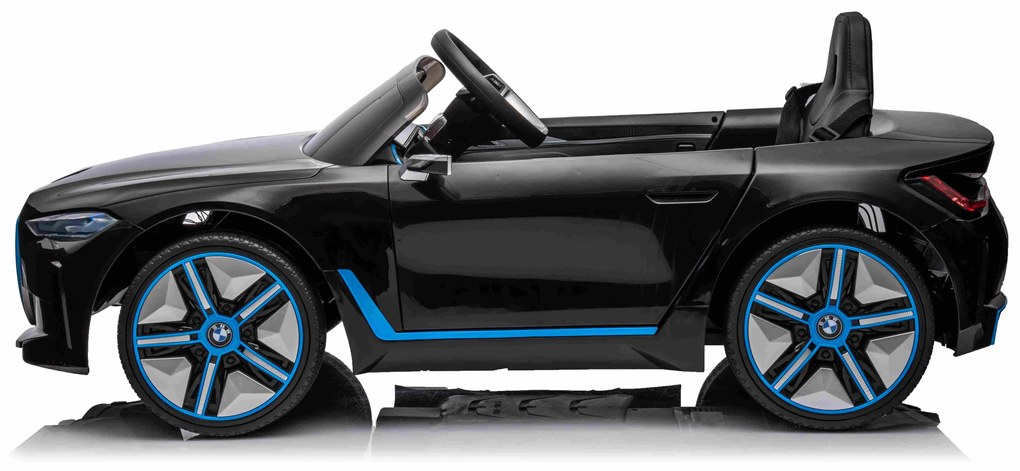 RAMIZ Elektrická autíčko BMW I4 - čierne - 2x25W - BATÉRIA - 12V4,5Ah - 2023