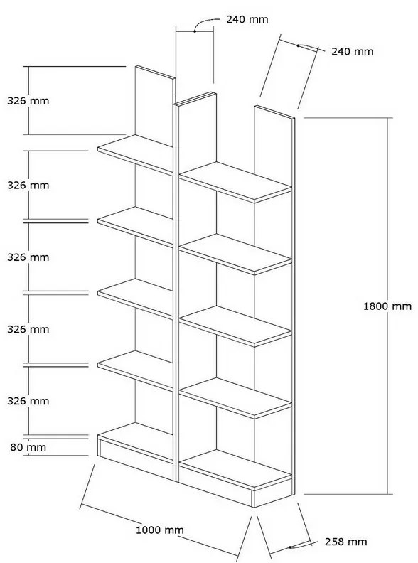 Knižnica Ikiz White