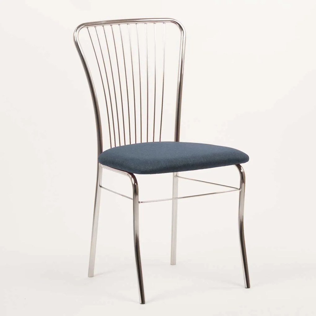 Stima Stolička IRINA chrom Vyberte látku ->: LUX Hnedá 12