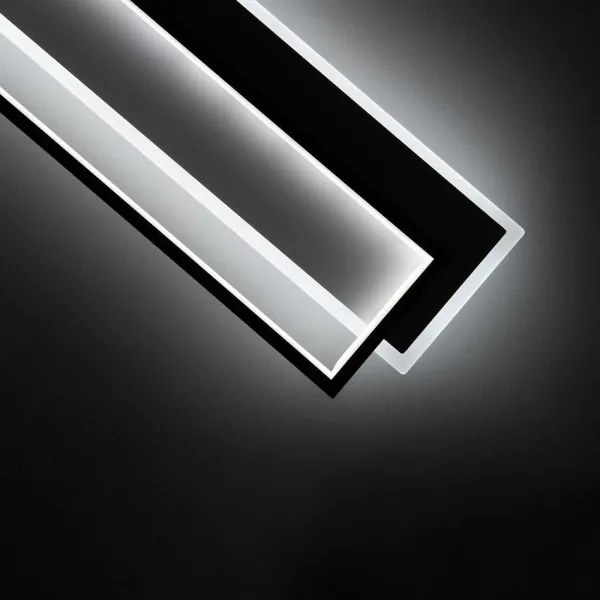 Brilagi - LED stmievateľné stropné svietidlo OUTLINE LED/90W/230V 18x100 cm biela/čierna +DO