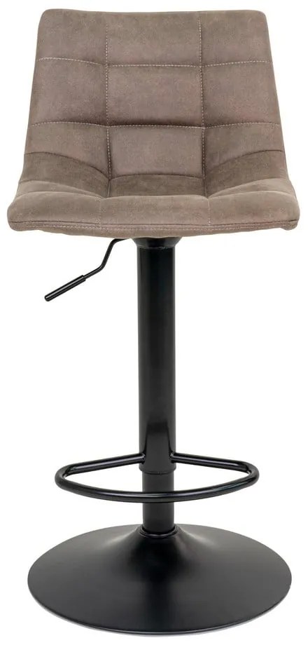 Svetlohnedé čalúnené barové stoličky v súprave s nastaviteľnou výškou 2 ks (výška sedadla 63 cm) Middelfart – House Nordic