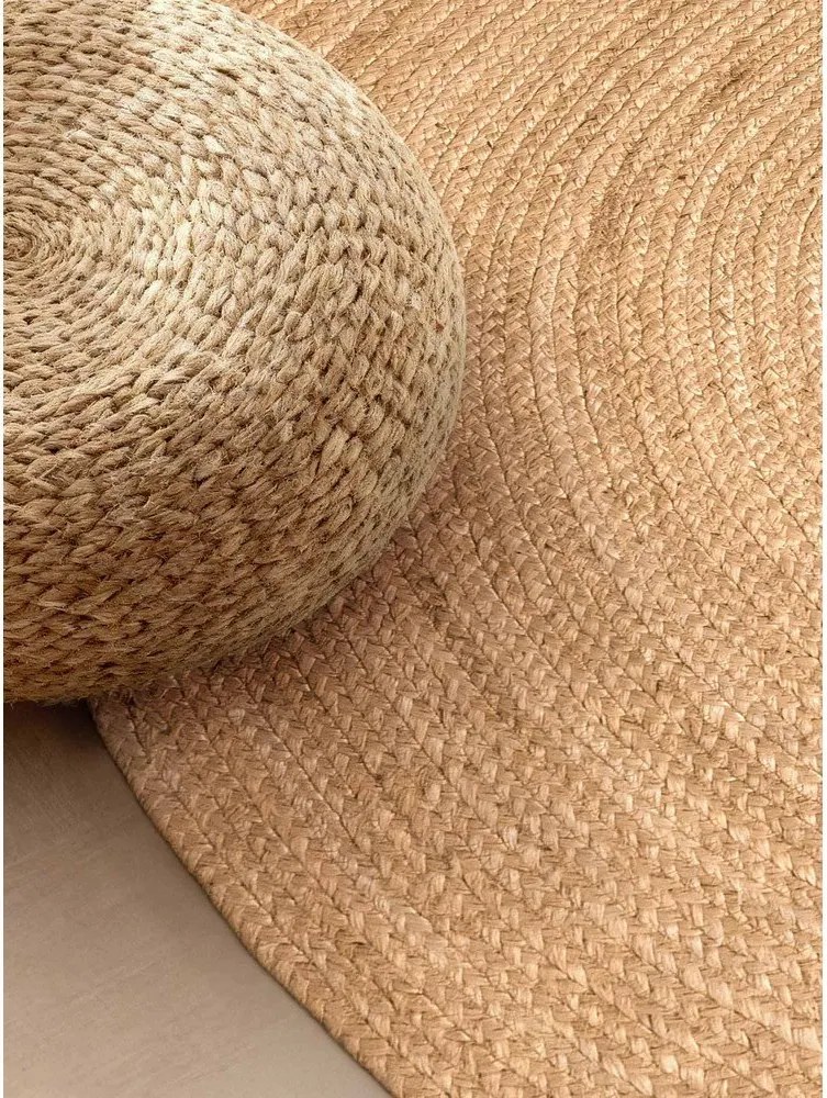 Obojstranný/ručne tkaný jutový koberec v prírodnej farbe 160x230 cm Braided – Hanse Home