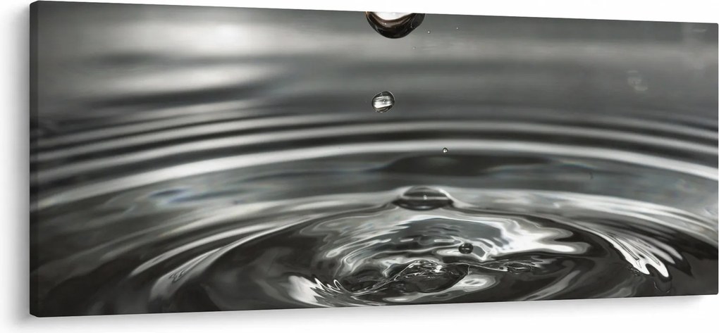 Obraz kvapky vody (120x50 cm)