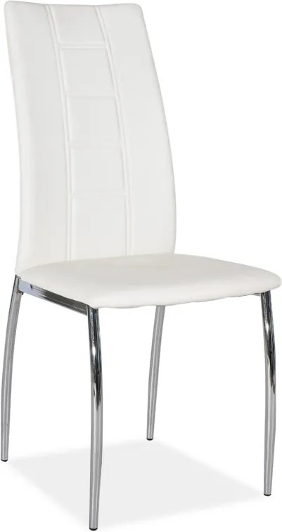 SIGNAL H-880 jedálenská stolička chrómová / biela