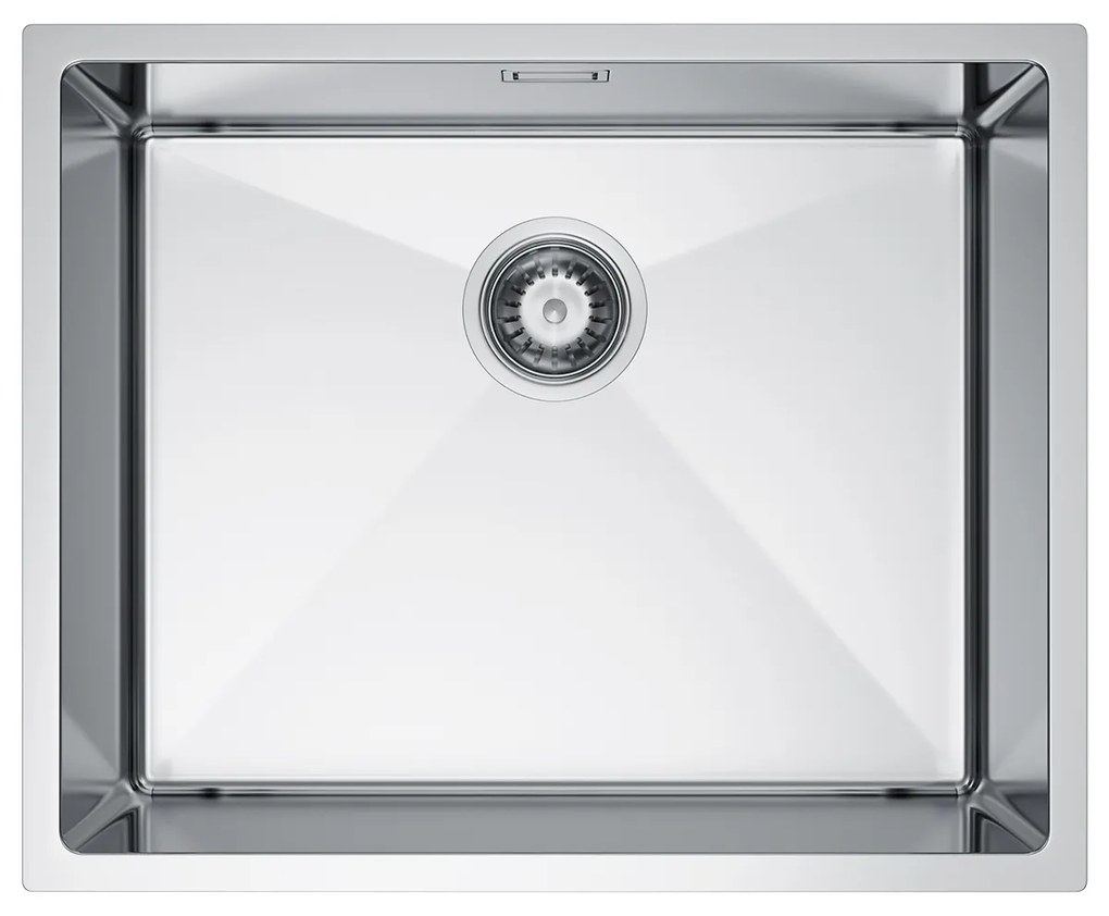 Erga HD, 1-komorový oceľový drez 540x440x210 mm, oceľová, ERG-MLS-HD5444
