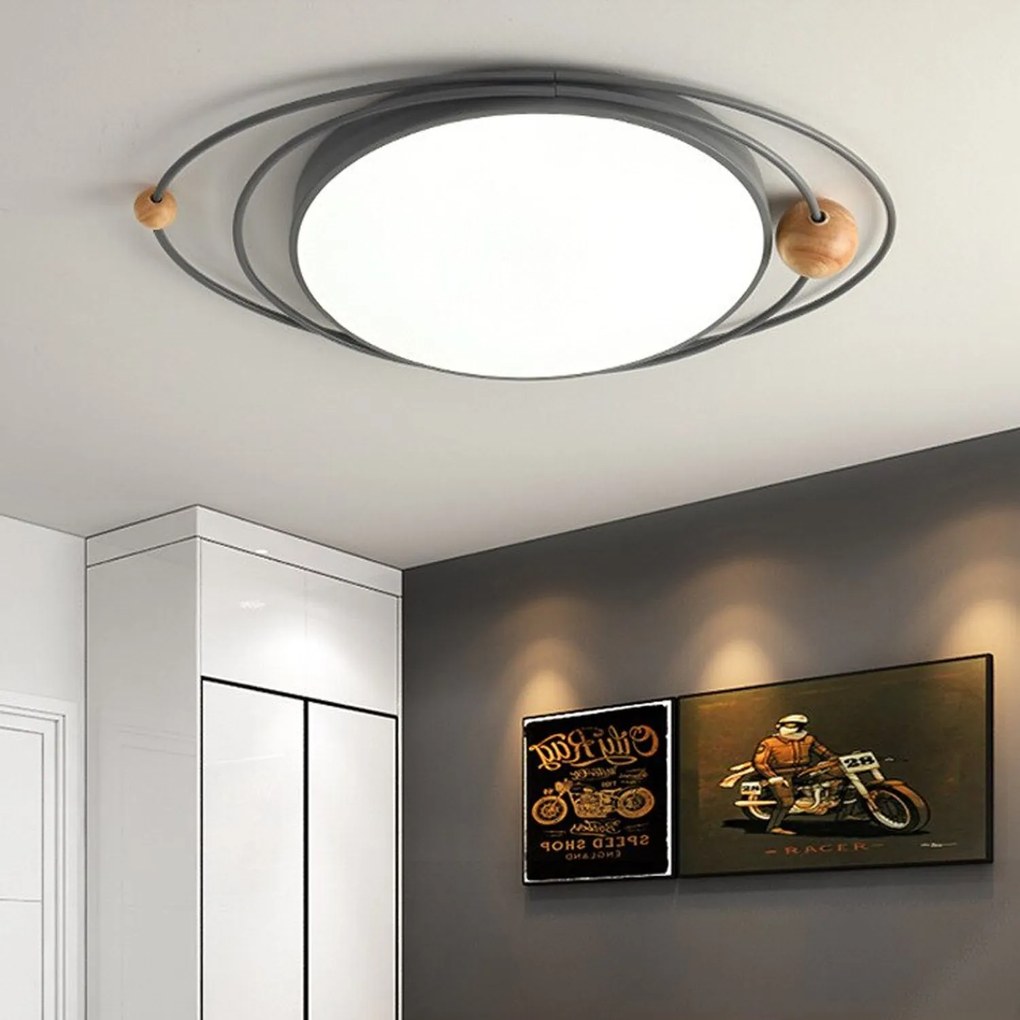 Toolight - Stropná lampa Galaxy Black E27 60W APP868-C, čierna, OSW-06887