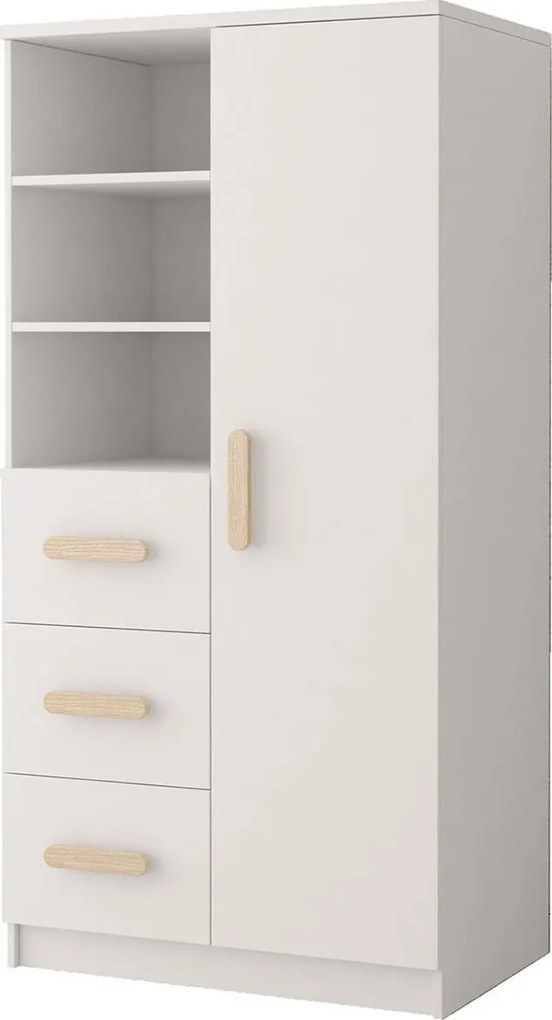 Regál SCOUT - biely (viac variant)