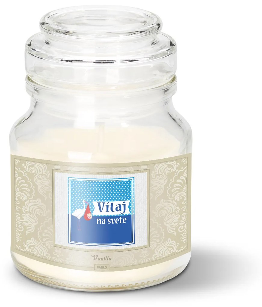 Sablio Sviečka Vitaj na svete - 120 g