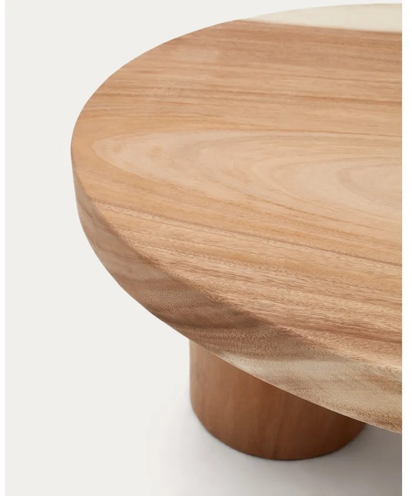 Konferenčný stolík z masívu munggur v prírodnej farbe 60x90 cm Mosi – Kave Home