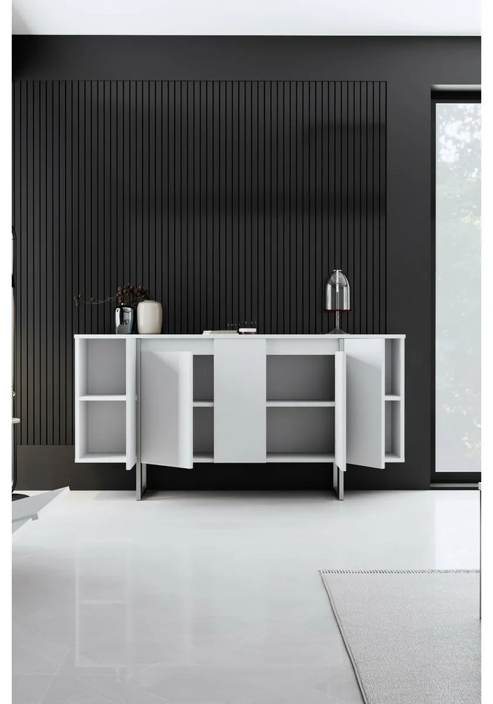 Skrinka Luxe White and Silver