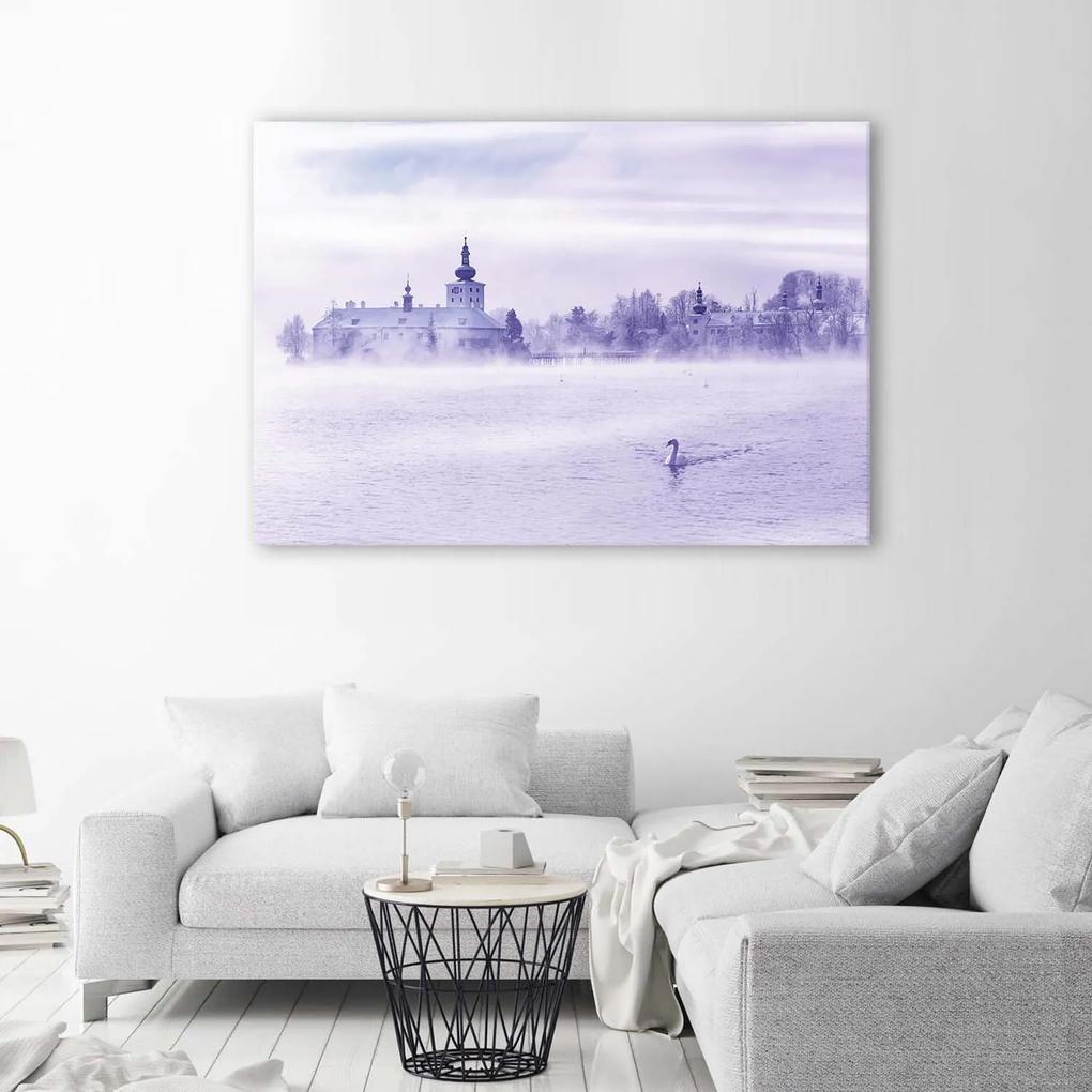 Gario Obraz na plátne Hmlisté jazero Rozmery: 60 x 40 cm