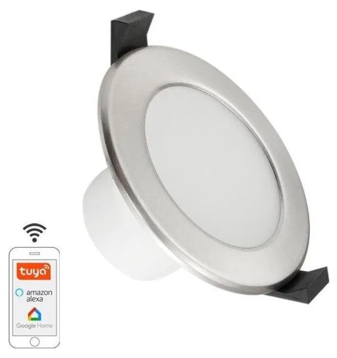 NEDES LED Stmievateľné kúpeľňové svietidlo LED/7W/230V 3000K-6500K Wi-Fi Tuya IP44 ND3332