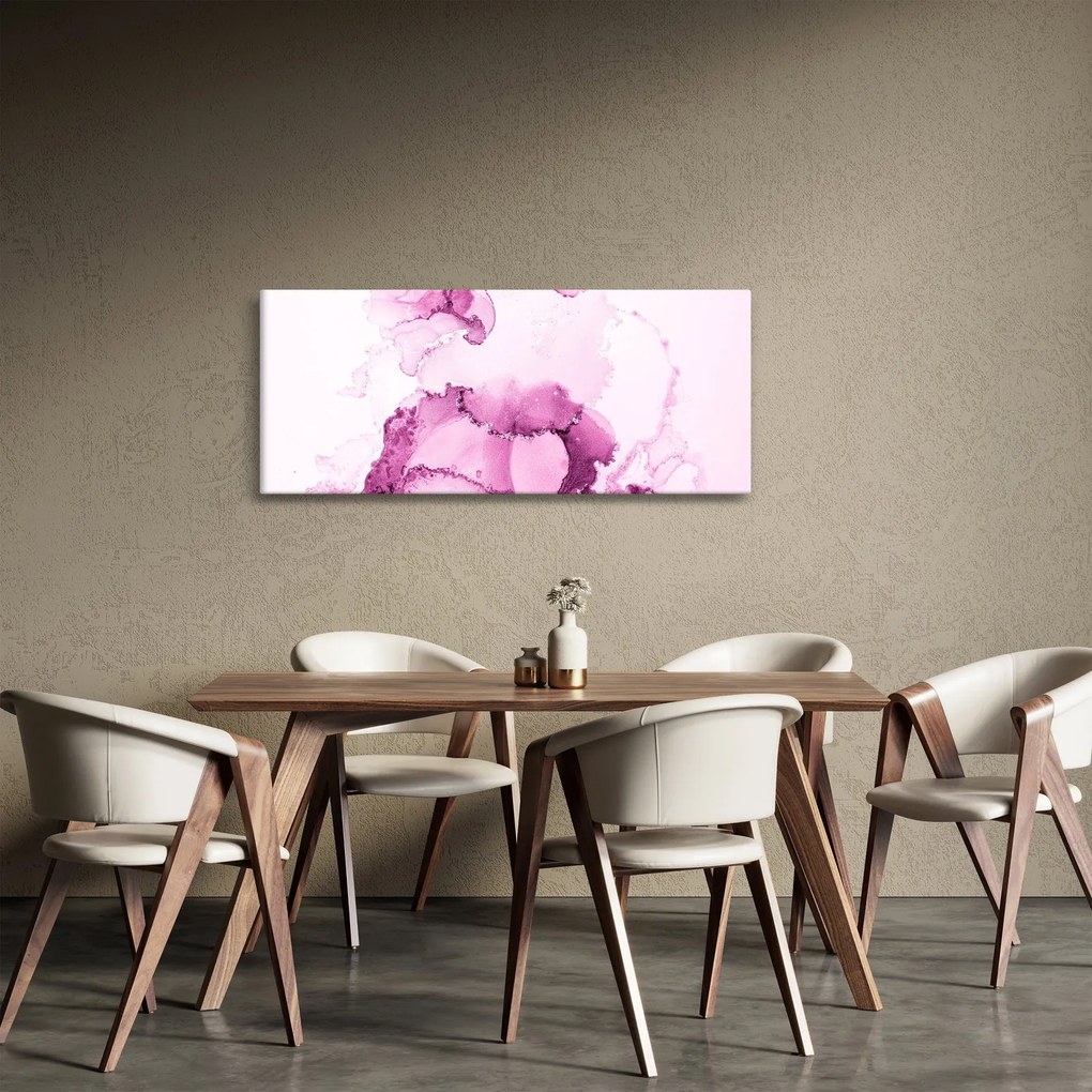 Obraz - Ružový dekor (120x50 cm)