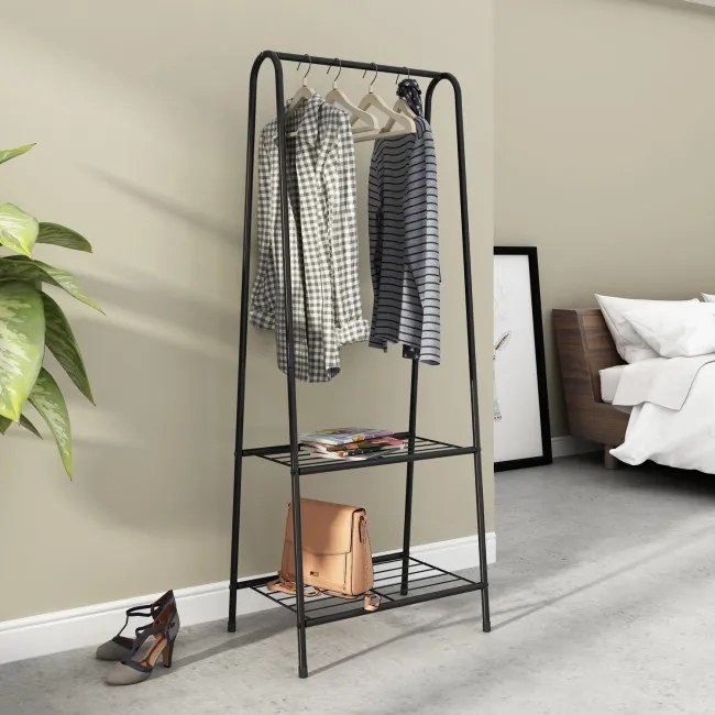 Vešiakový stojan OLIVER čierny