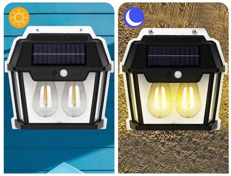 Solárna interaktívna nástenná lampa HW-999