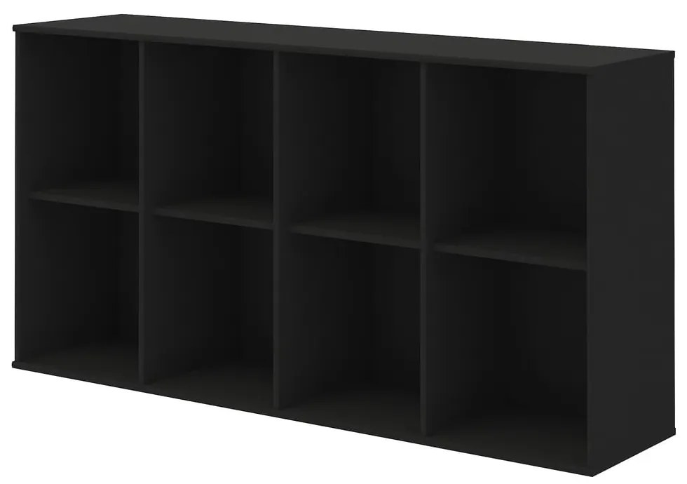 Čierny modulárny policový systém 136x69 cm Mistral Kubus - Hammel Furniture