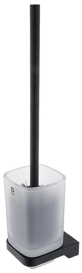 NIMCO MAC 29094CN-90 - Nástenná WC štetka MAYA matné sklo/matná čierna