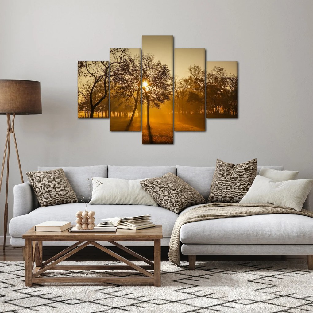 Obraz - Východ slnka (150x105 cm)