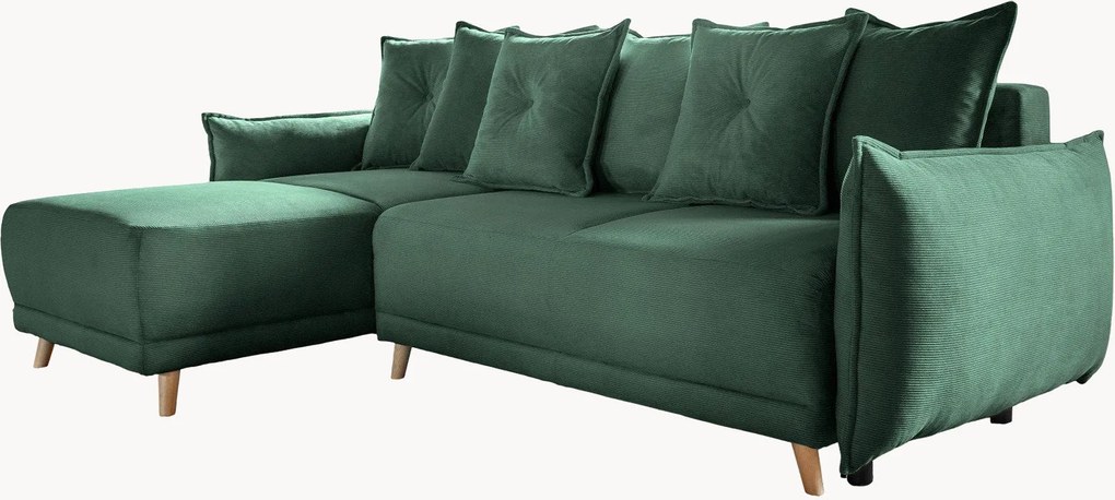 Menčestrová rohová pohovka's úložným priestorom Lazy Lukka