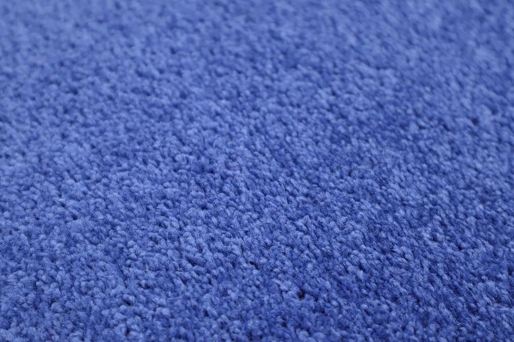 Vopi koberce Kusový koberec Eton modrý 82 kruh - 80x80 (priemer) kruh cm