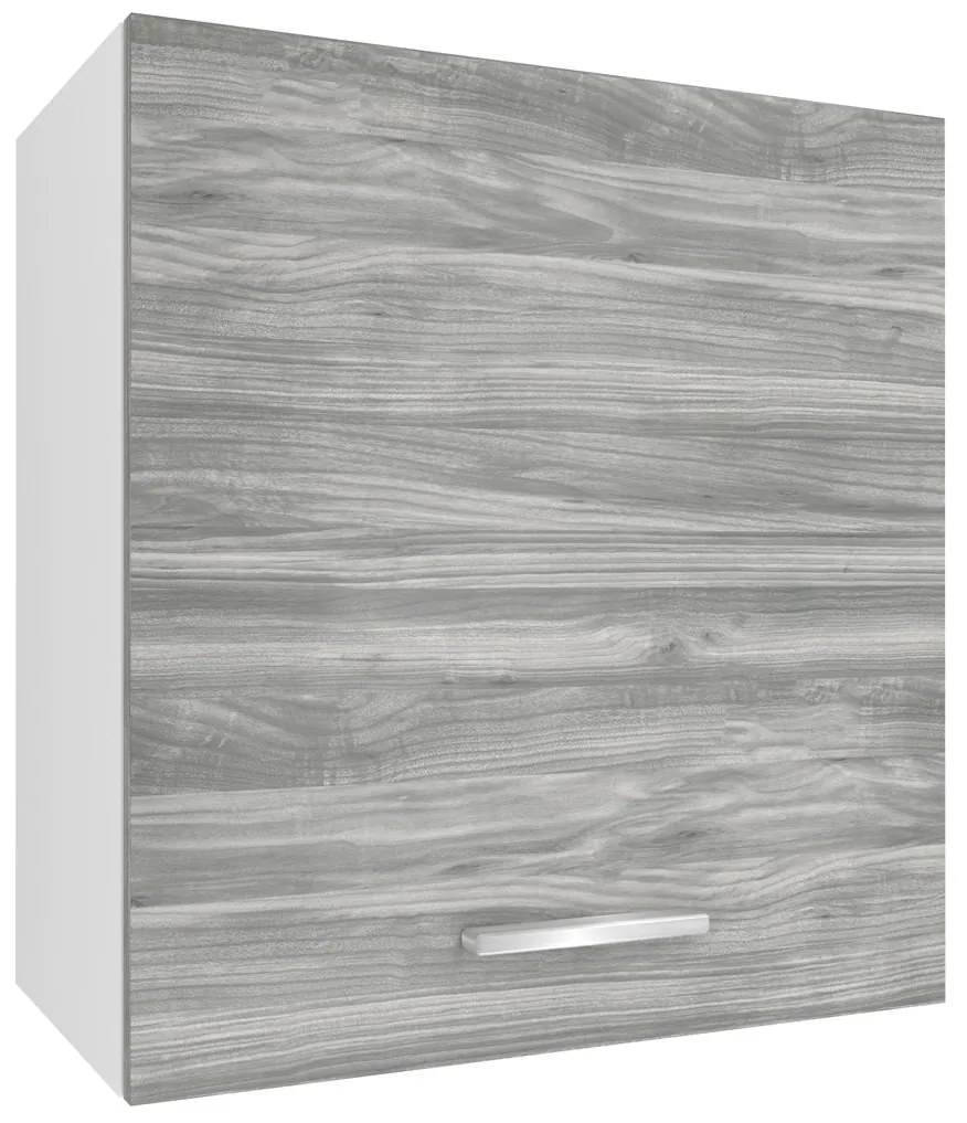 Kuchynská skrinka Belini horná 60 cm šedý antracit Glamour Wood TOR SG60/1/WT/GW1/0/E