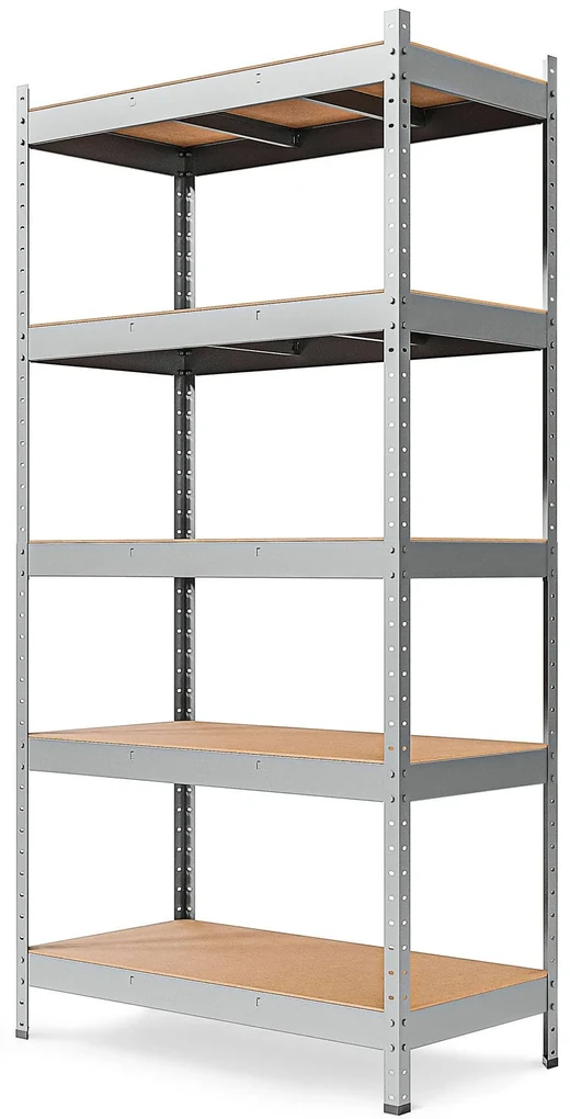 Marbo Kovový Regál Série Heavy 180x110x50 5 políc Nosnosť 2000 KG