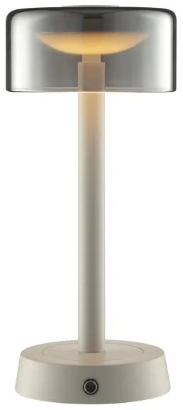 Brilliant - LED stmievateľná nabíjateľná dotyková stolová lampa RAZOR LED/2,5W/5V 2700K IP44 šedá