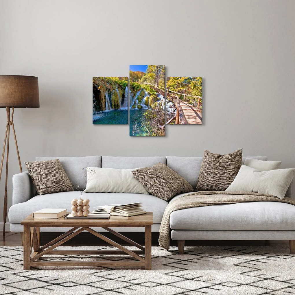 Obraz - Vstup na vodopády (90x60 cm)