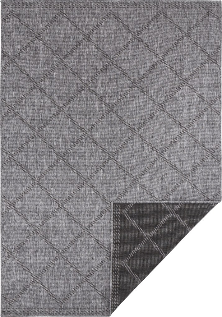 Bougari - Hanse Home koberce Kusový koberec Twin Supreme 103757 Black/Anthracite - 80x150 cm