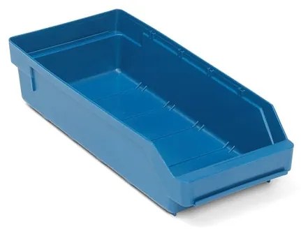 Plastový box na súčiastky REACH, Š 180 x H 400 x V 95mm, modrý