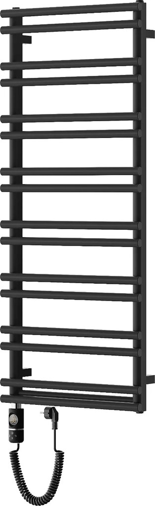 Mexen Saturn, elektrické vykurovacie teleso 1200 x 500 mm, 600 W, čierna, W108-1200-500-2600-70