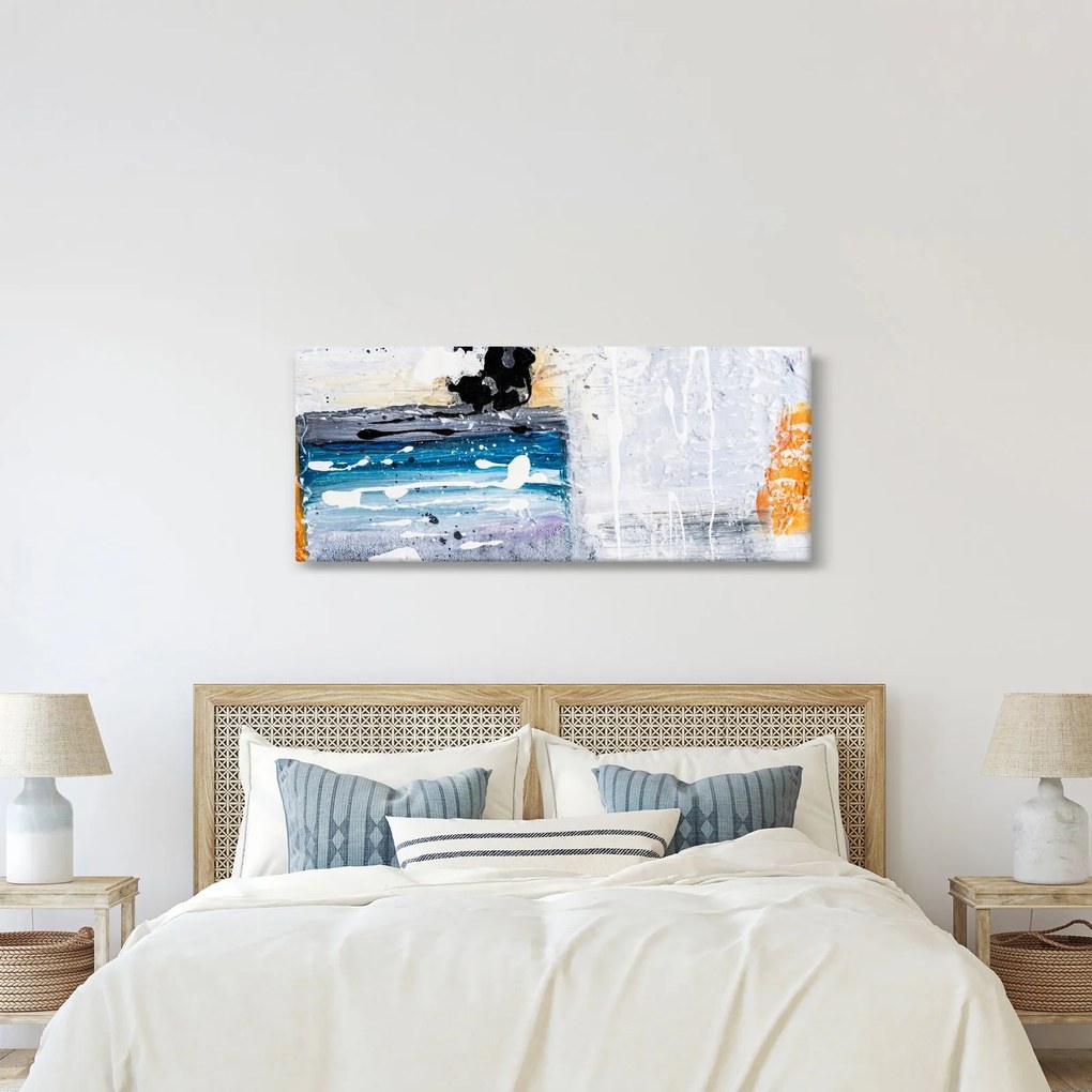 Obraz - Abstraktné ťahy (120x50 cm)