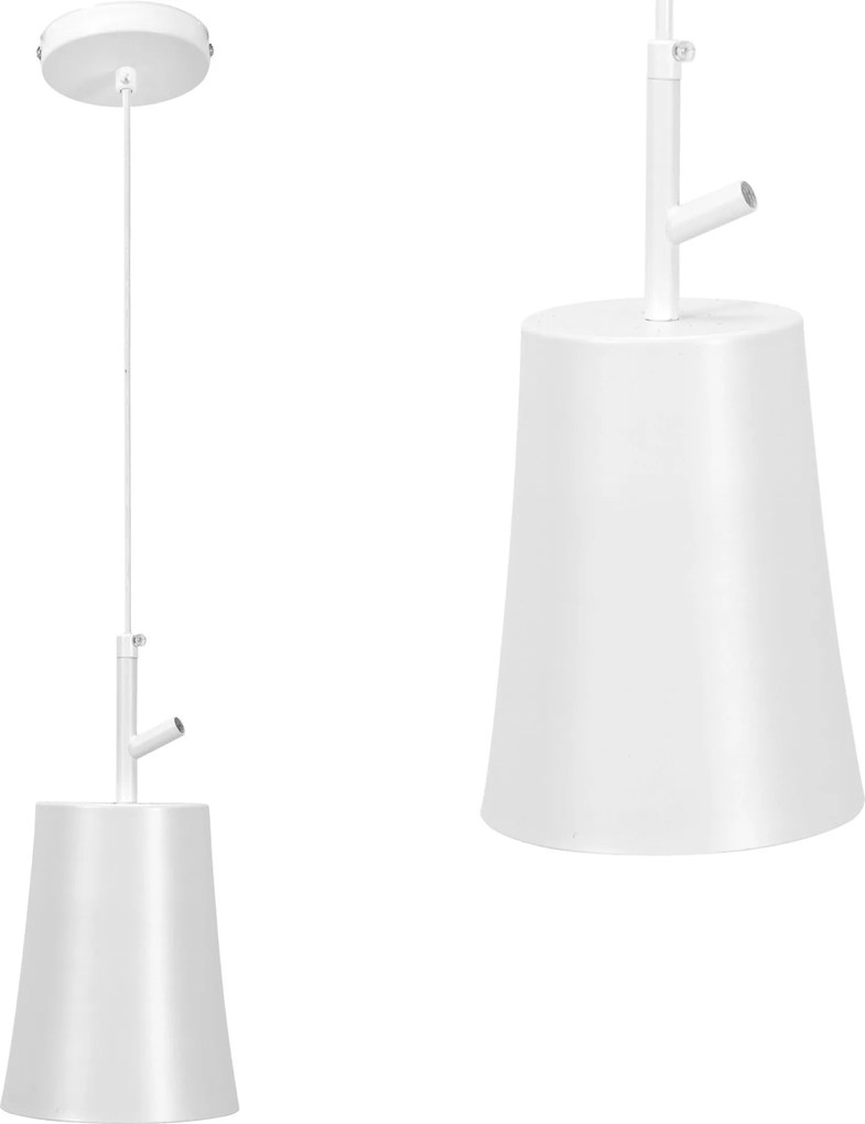 Toolight Toolight, stropné svietidlo 1xE27 APP1035-1CP, biela, OSW-00697