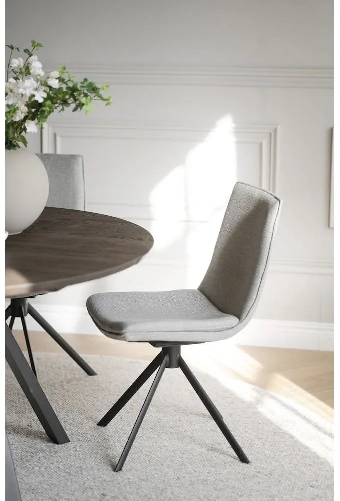 Béžové otočné jedálenské stoličky v súprave 2 ks Lowell - Rowico