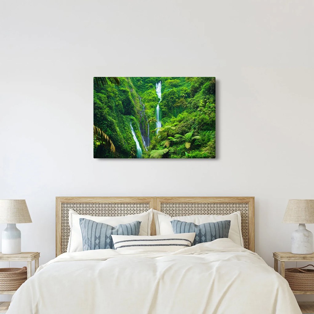 Obraz - Vodopády Madakaripura, východná Java, Indonézia (90x60 cm)