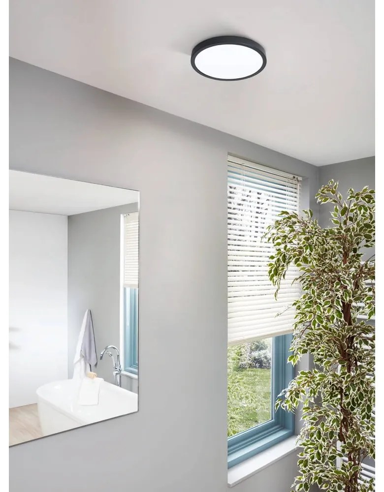 Čierne LED stropné svietidlo FUEVA 5 – EGLO