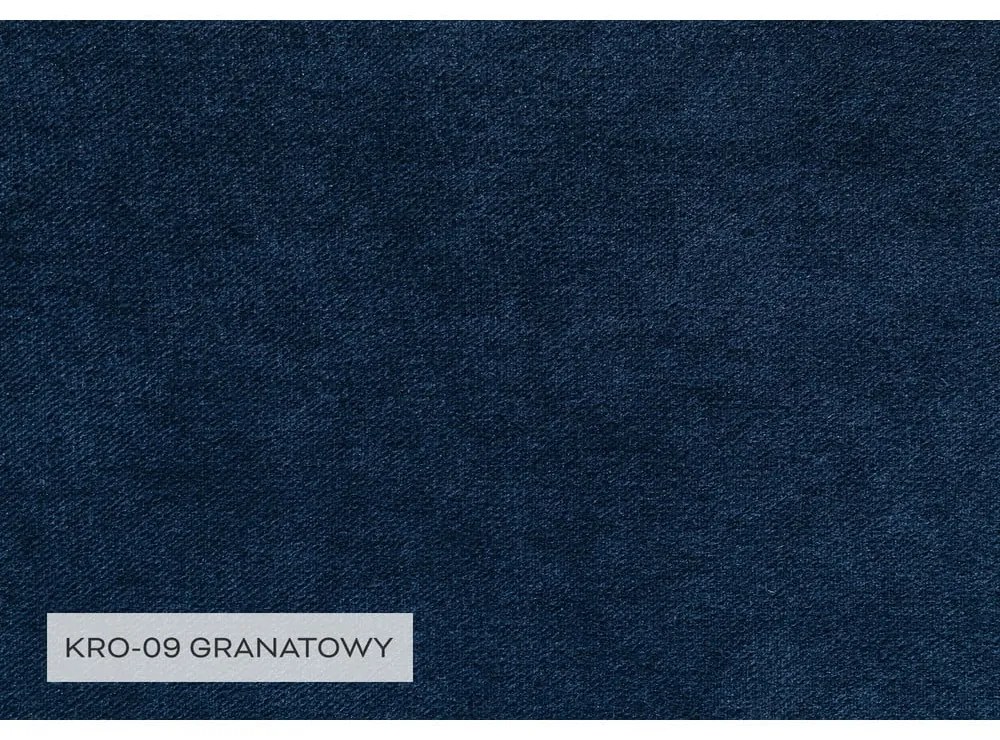 Tmavomodrá zamatová rozkladacia rohová pohovka (ľavý roh) Lofty Lilly – Miuform