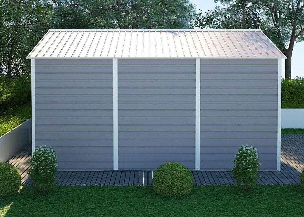Záhradný domček G21- 340 x 382 cm, šedý