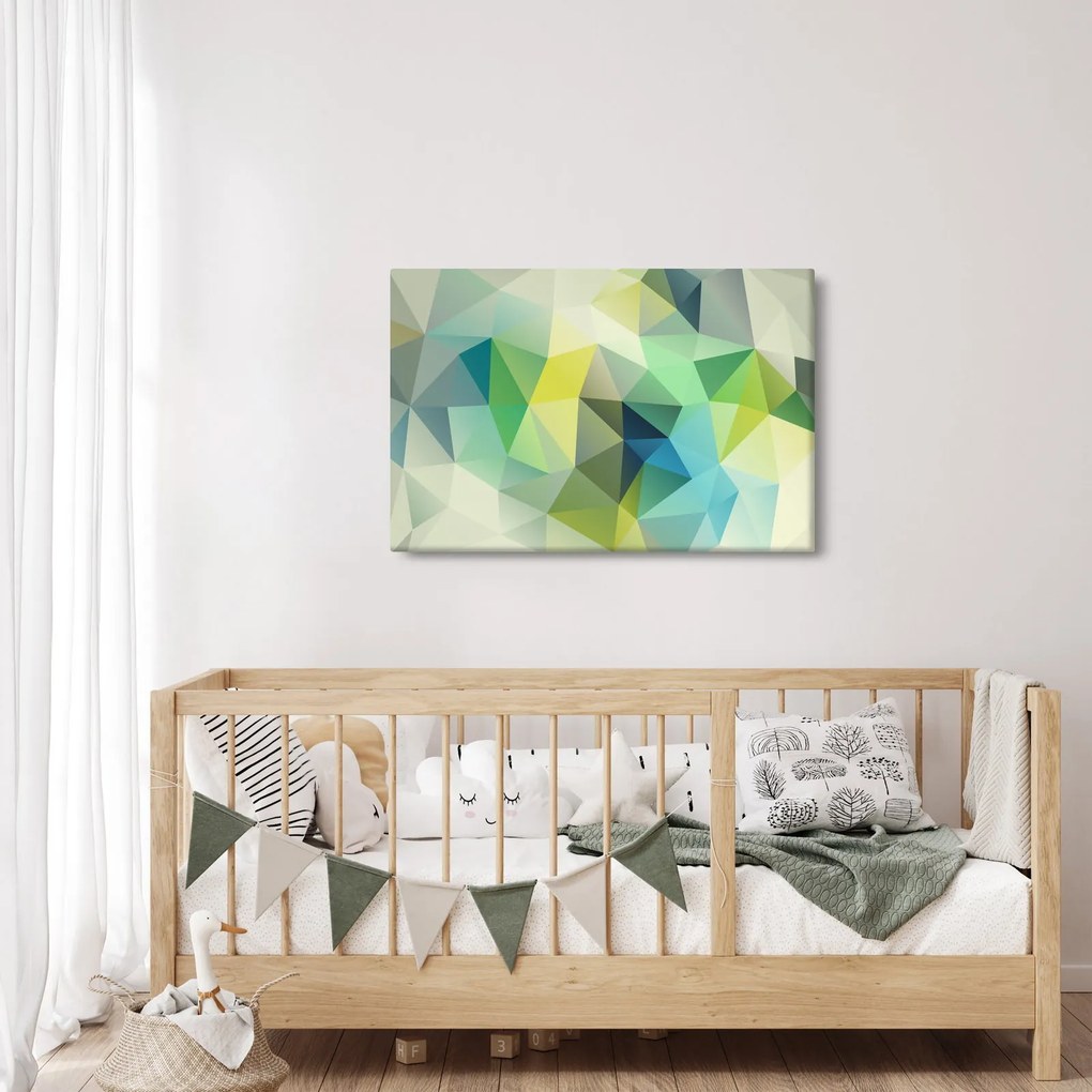 Obraz geometrické abstrakcie (90x60 cm)