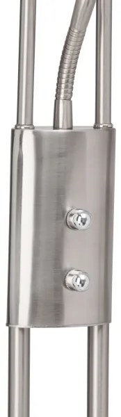 Brilliant - LED stmievateľná stojacia lampa FINN 2xLED/13W/230V matný chróm