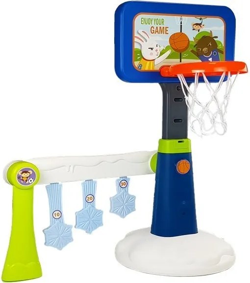 LEAN Toys Detská basketbalová sada s počítaním bodov